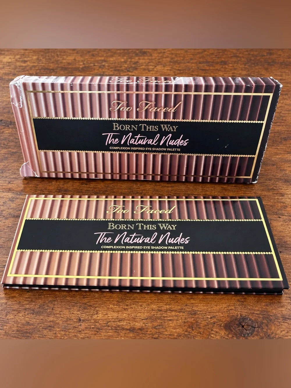 Too Faced Natural Nudes Eyeshadow Palette — Rose Gold, Peach, Warm Brown, Bronze